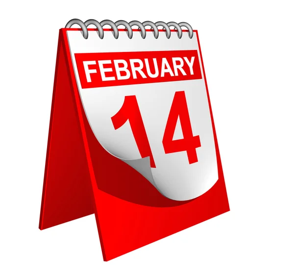 Calendario de San Valentín —  Fotos de Stock
