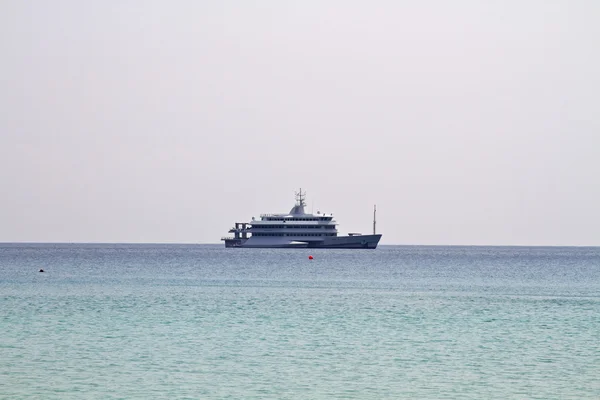 stock image Yacht in the sea