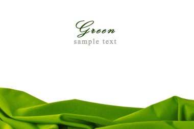 Yeşil kumaş