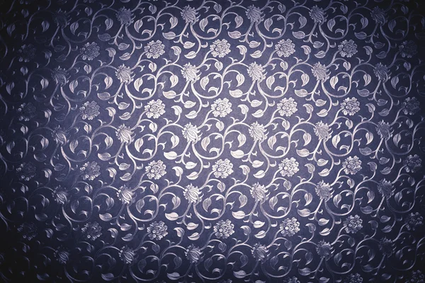 빈티지 꽃무늬 벽지 — 스톡 사진