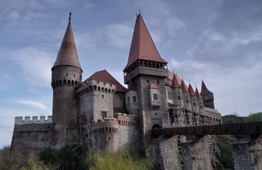 Corvinilor Castle - Hunedoara, Romania clipart