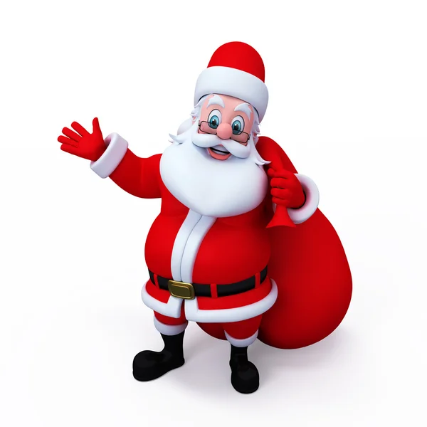 Šťastný Santa Claus — Stock fotografie