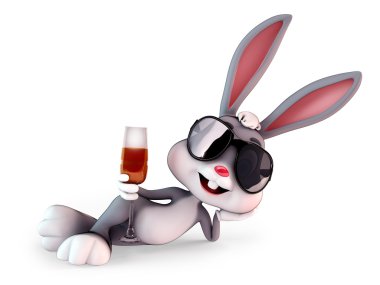 Happy Bunny clipart