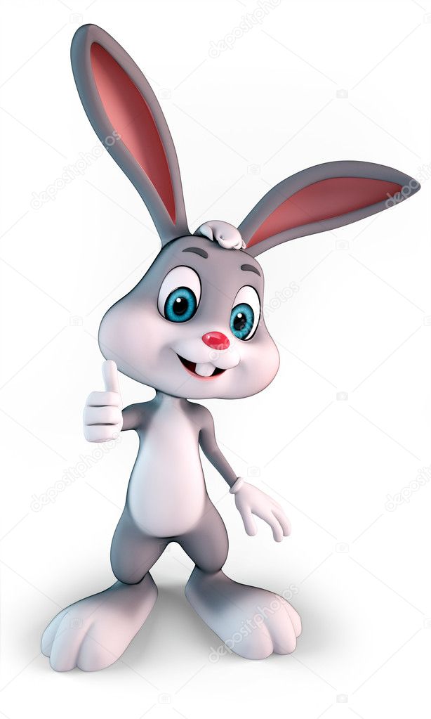 Conejos animados fotos de stock, imágenes de Conejos animados sin royalties  | Depositphotos