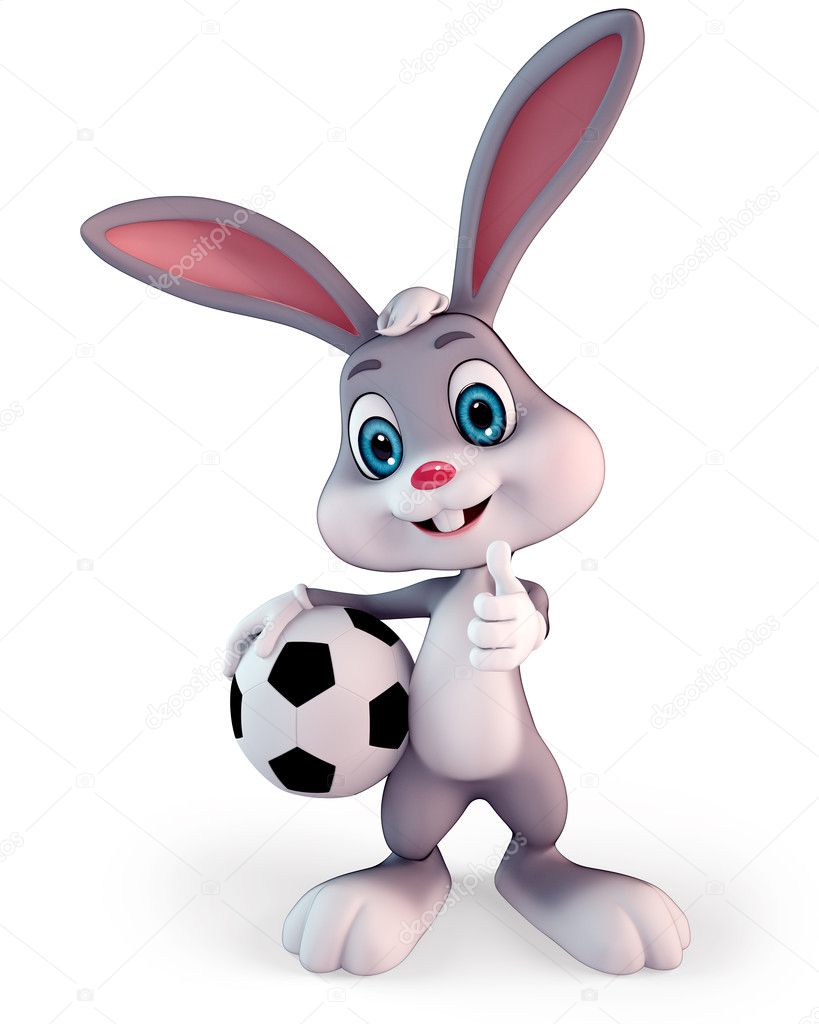 Afbeeldingsresultaat voor paashaas met voetbal