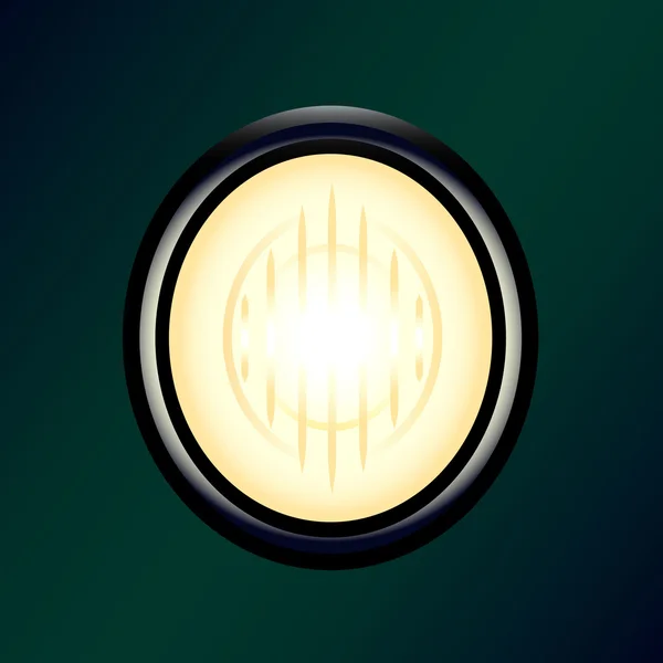 Luminous lamp. — Stock Vector