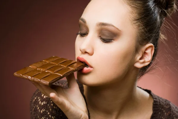 Soha nem elég a csokoládé. — Stock Fotó