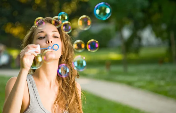 Fácil como soplar burbujas . — Foto de Stock
