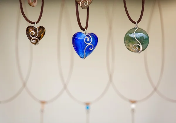 Heart shaped medallions. — Stock Photo, Image