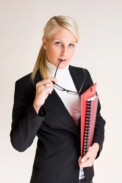 Attractive thoughtful business woman. — Stock Photo, Image