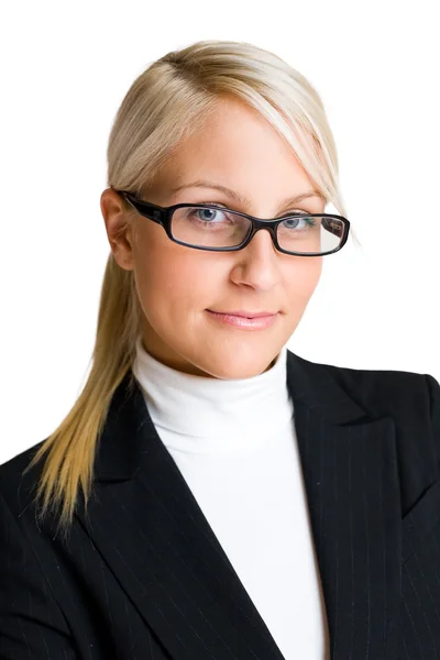 Confident blond business woman. — Stock Photo, Image