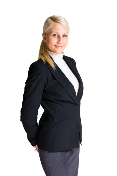 Half length portrait of attractive young businesswoman. — Stock Photo, Image