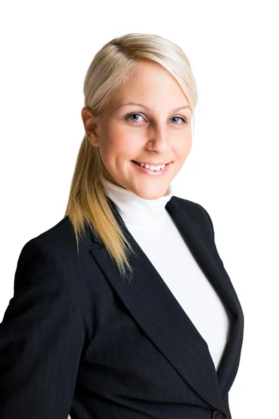 Half length portrait of attractive young businesswoman. — Stock Photo, Image