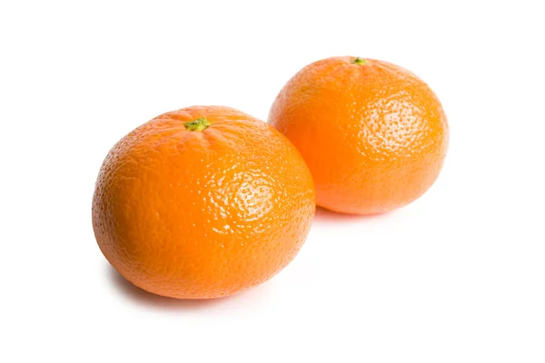 Frische und reife Mandarinen. — Stockfoto