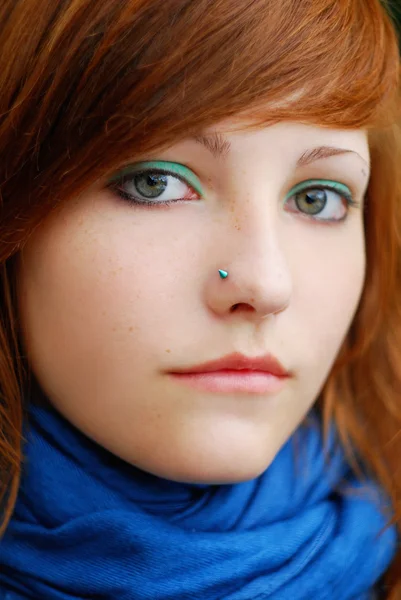 Kolorowy nastolatek portret — Zdjęcie stockowe