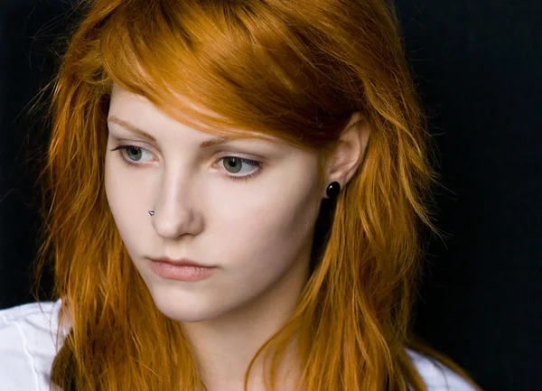 Muhteşem genç redhead. — Stok fotoğraf
