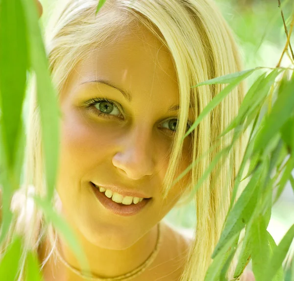 Natural young blond. — Stock Photo, Image