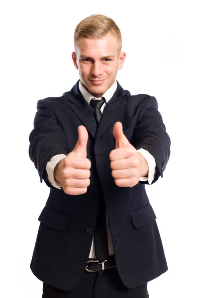 Two thumbs up for you. — Stock Photo, Image
