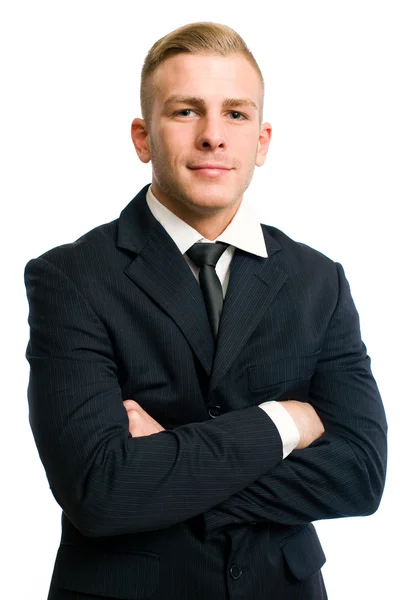 Attractive confident young businessman. — Stock Photo, Image