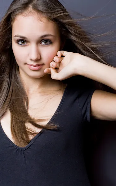 Prachtige jonge model meisje. — Stockfoto