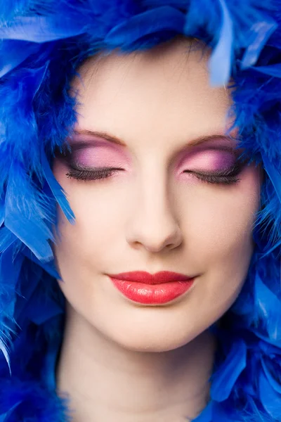 Very colorful makeup display. — Stock Photo, Image