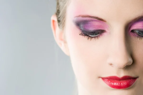 Kleurrijke make-up. — Stockfoto