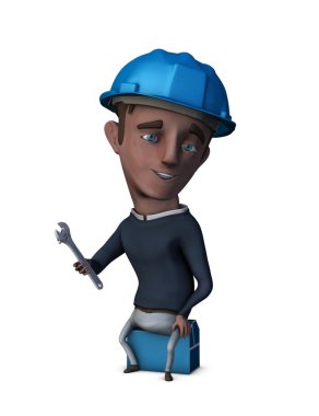 Repair man clipart