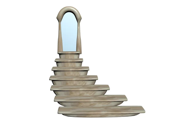 Stock image Stair with a door