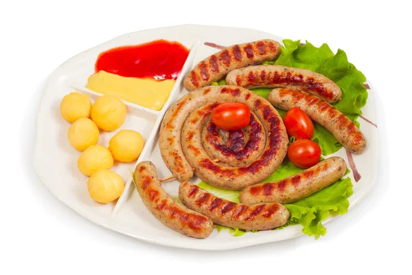 Stock image Fried sausage ring