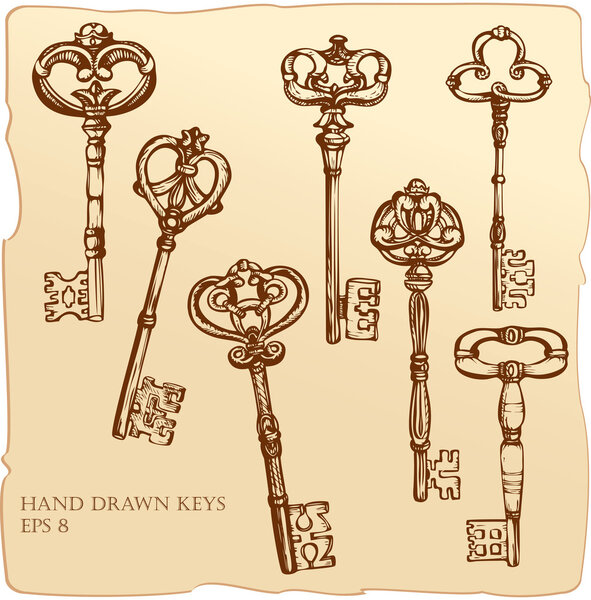Set of Antique Keys.