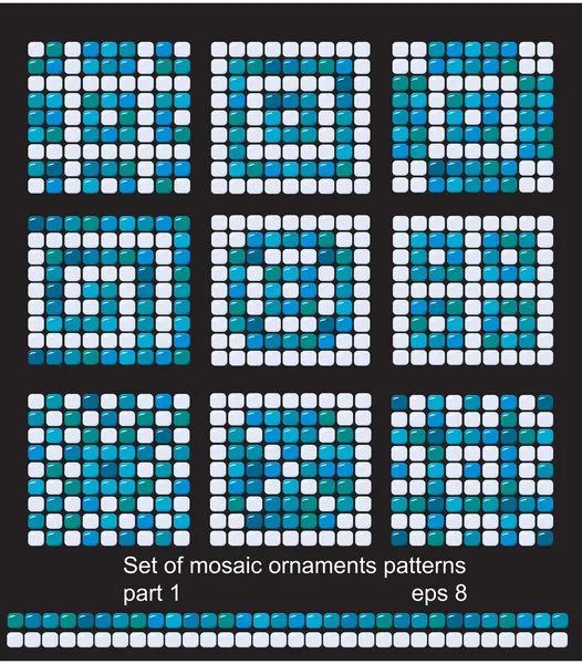 Фон квадратной мозаики — стоковый вектор