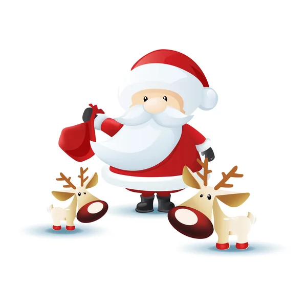 Santa_holiday — Stok Vektör