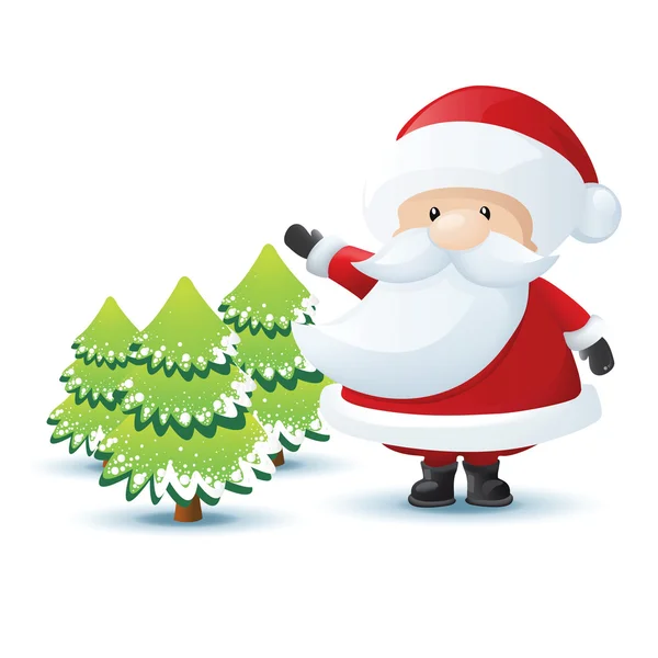 Santa_holiday Jogdíjmentes Stock Vektorok