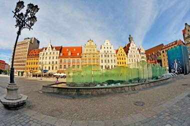 Market square, Wroclaw, Poland clipart