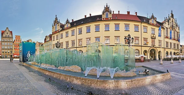 Рыночной площади, Вроцлав, Польша — стоковое фото