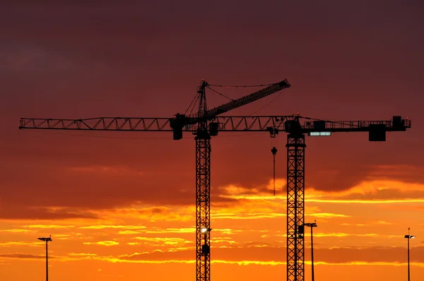 stock image Construction crane