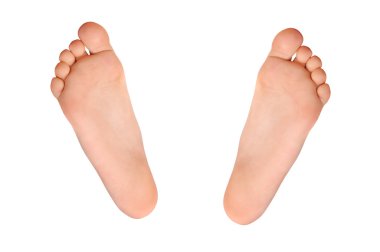 Child's foot clipart