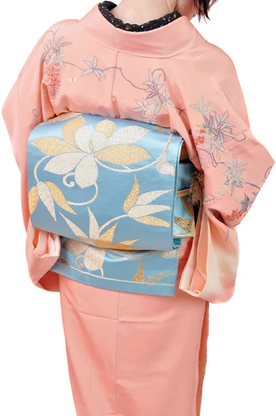 Kimono ve obi — Stok fotoğraf