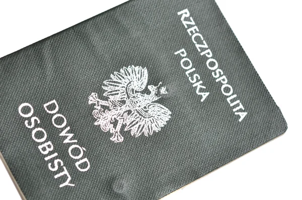Polnisches Dokument — Stockfoto