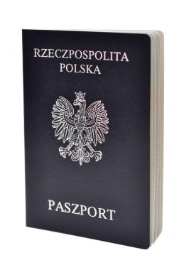 Passport on white background clipart