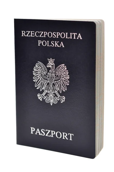 Passaporto su sfondo bianco — Foto Stock