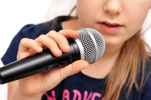 stock image Singing girl