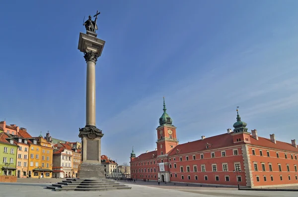 바르샤바, 폴란드 성 광장 — 스톡 사진