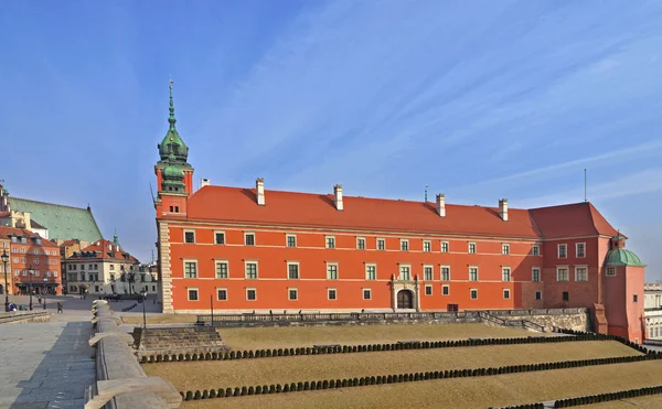 Plaza del Castillo en Varsovia, Polonia — Foto de Stock