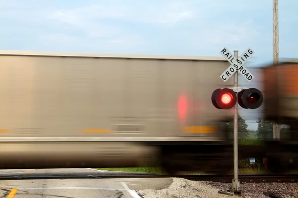 Tåget passerar — Stockfoto
