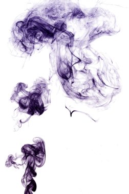 Dark violet smoke clipart