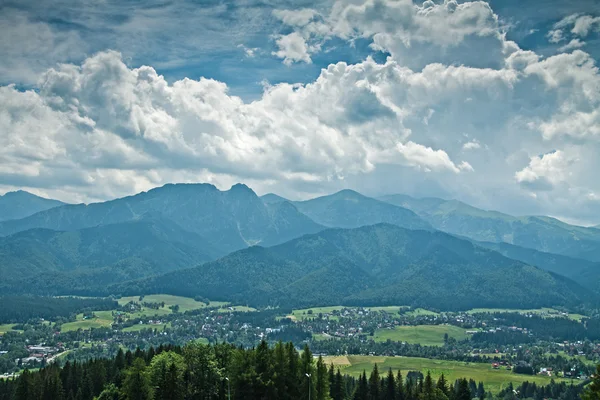 Montagne di Tatra soleggiate — Foto Stock