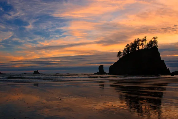 Stock image Sunset at a beach