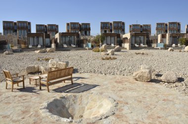 turistik otel, negev Çölü, İsrail.