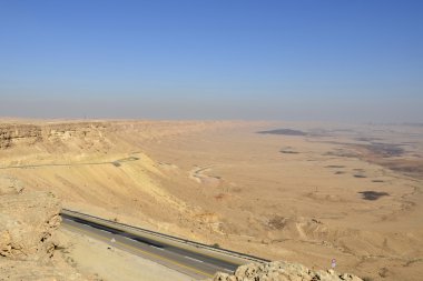 negev içinde Ramon krater Milli Parkı.